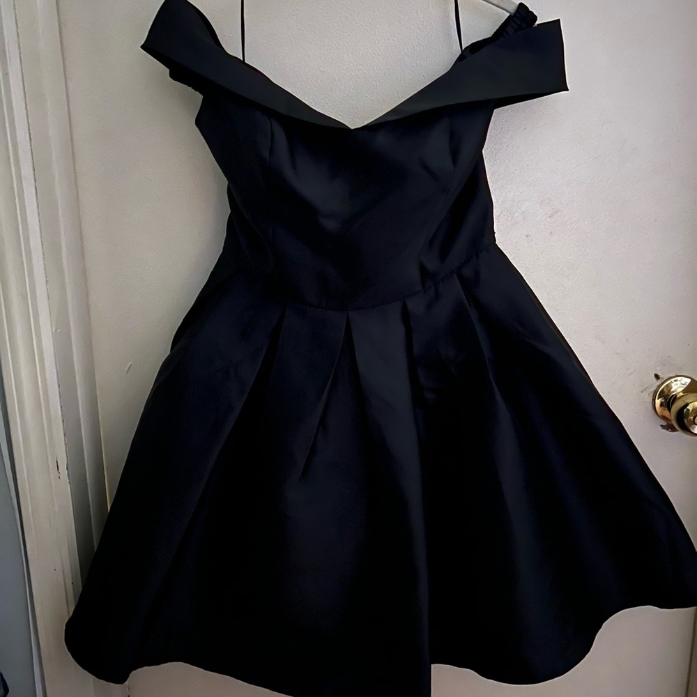 Black cocktail dress